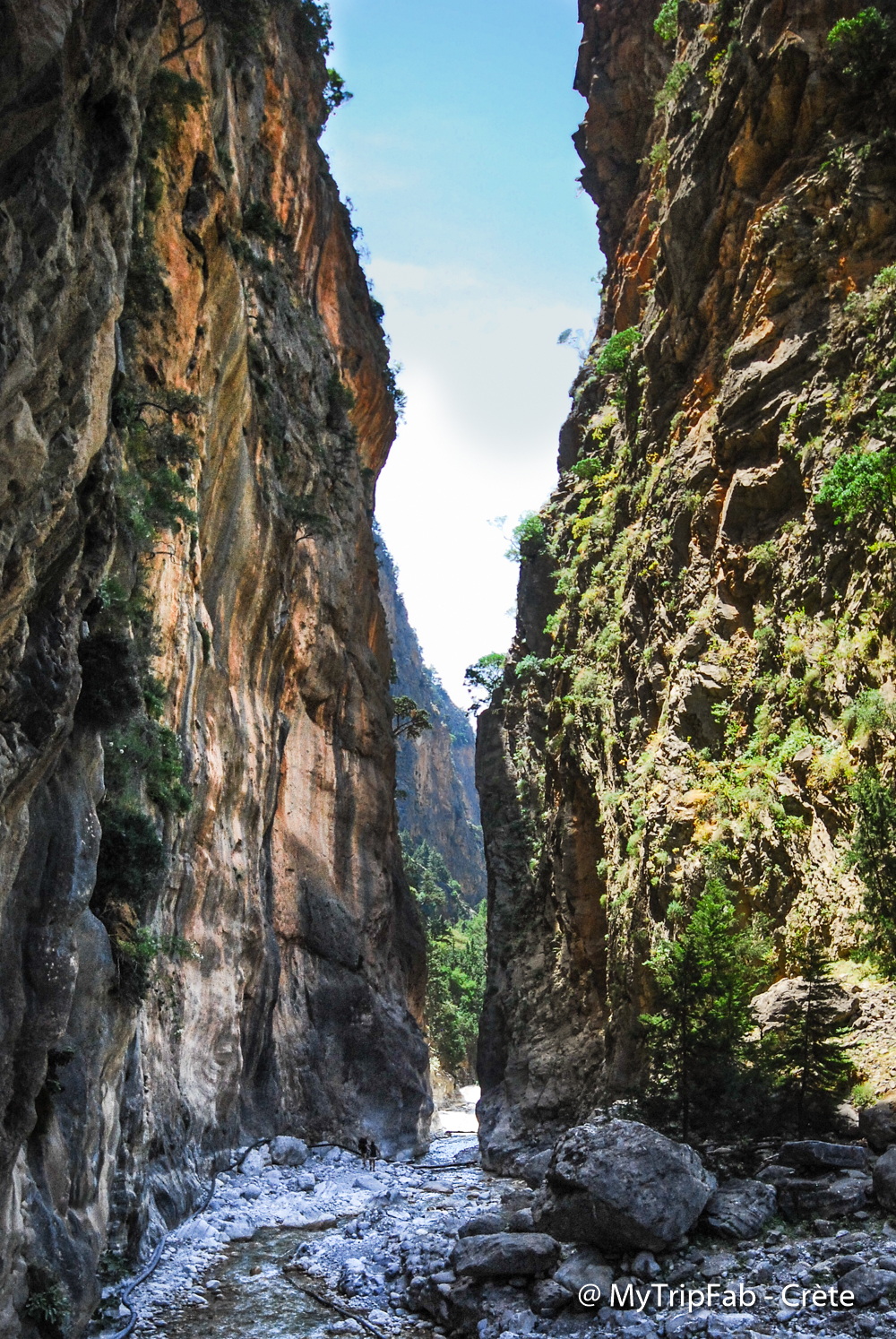 randonnée dans les gorges de Samaria