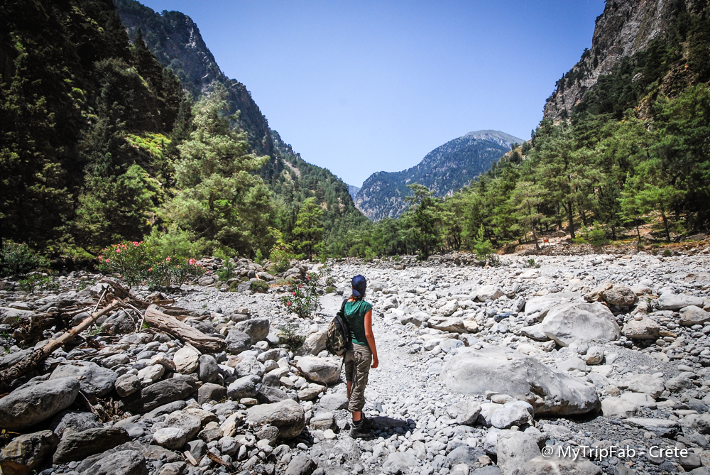 randonnée dans les gorges de Samaria